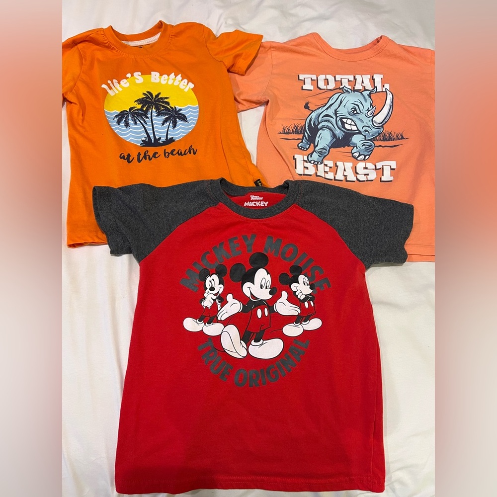 3 shirts kids bundle